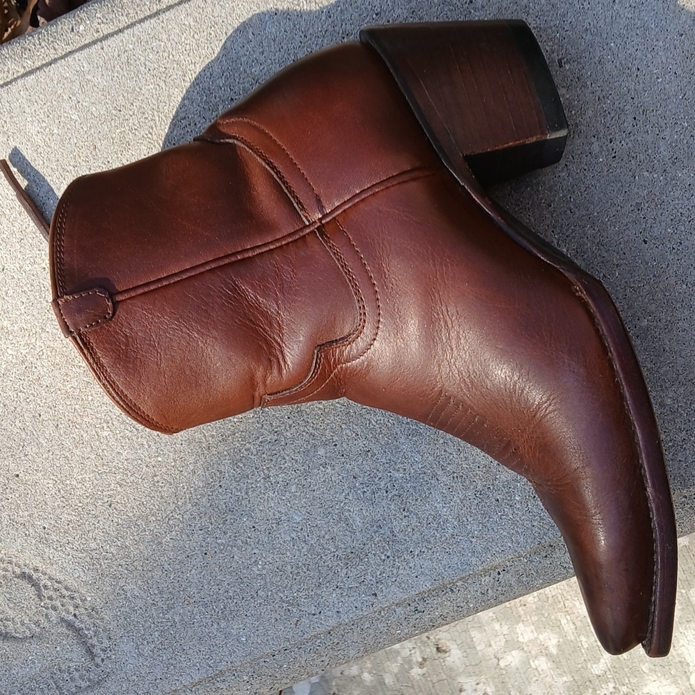 TECOVAS THE DAISY LEATHER Ankle Boots Size 9 - Picture 11 of 14